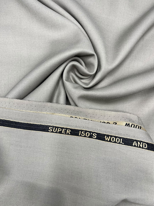 Thailand wool fabric/ lite gray color