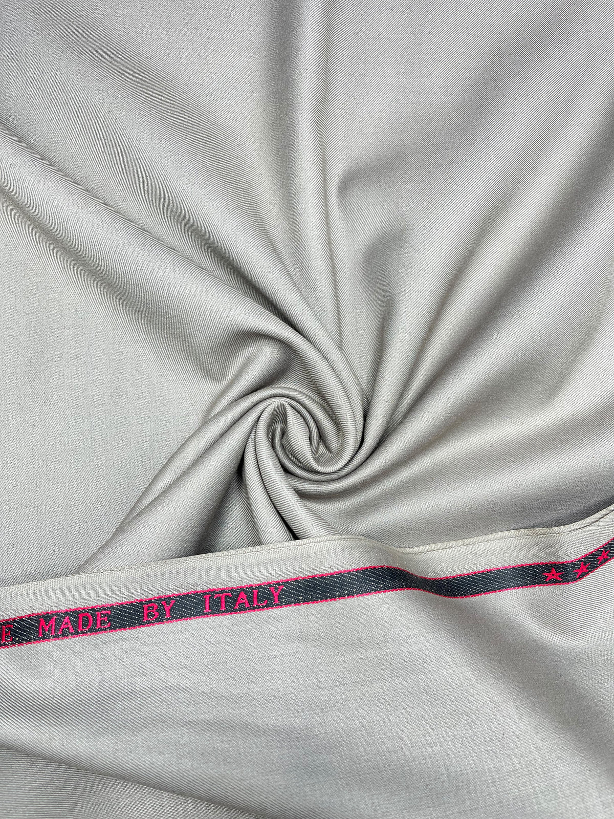Italian wool fabric/ Gray color