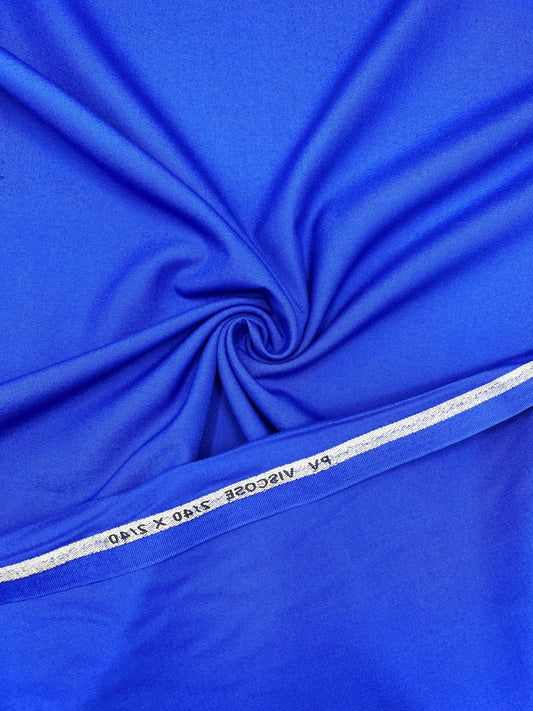 Thailand wool fabric / Electric Blue color