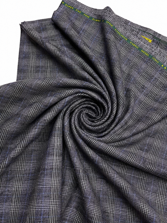 Tropical Check Brownish Gray Color
