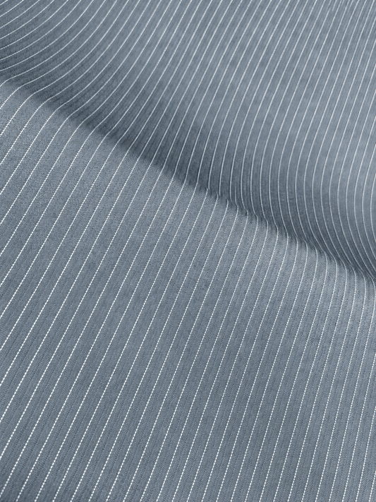 Thin Stripe T R Fabric/ Ash Gray Color