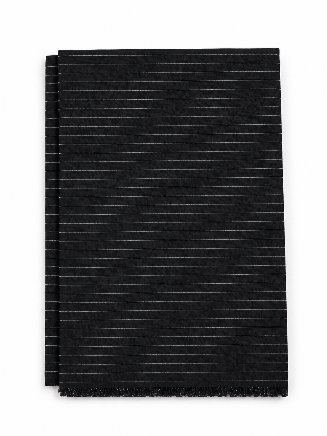 Thin Stripe T R Fabric/ Jet Black Color