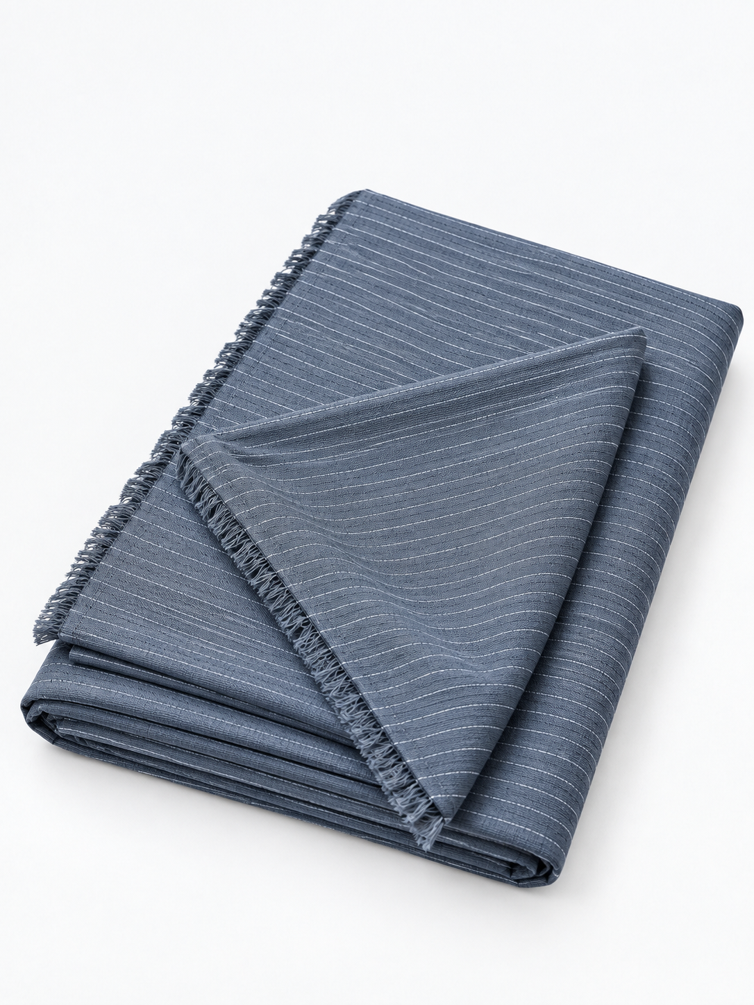 Thin Stripe T R Fabric/ Ash Gray Color