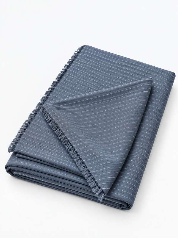 Thin Stripe T R Fabric/ Ash Gray Color