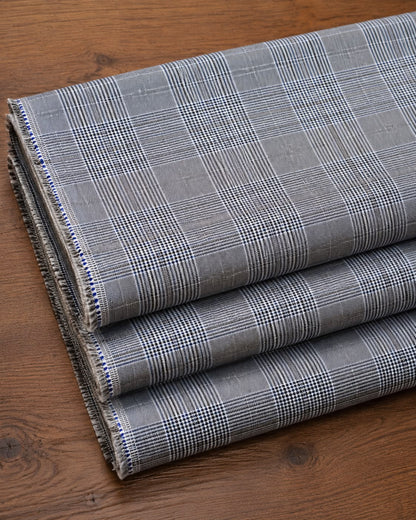 Italian Wool Check fabric