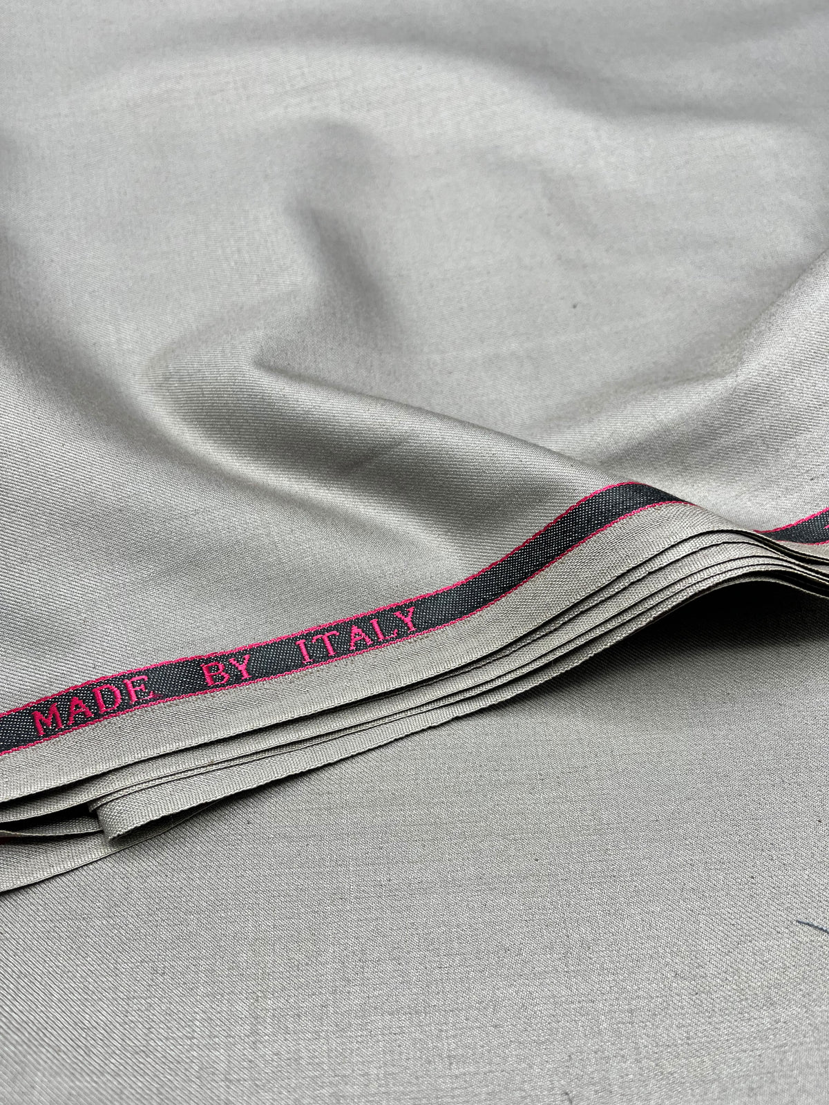Italian wool fabric/ Gray color