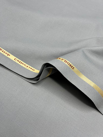 Thailand wool fabric / Gray color