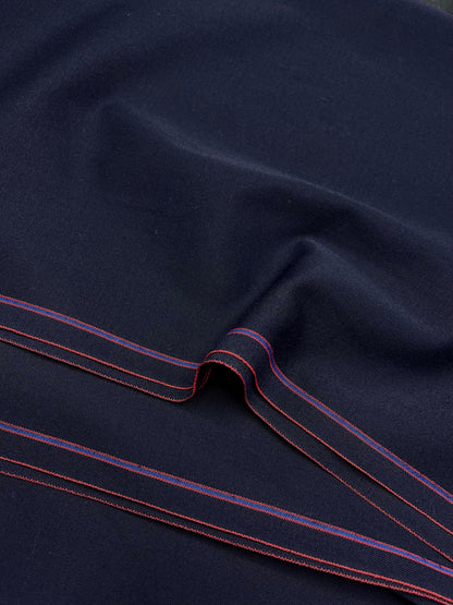Thailand wool fabric/ Purple Blue color