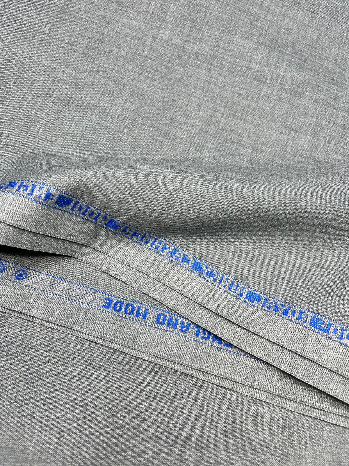Thailand wool fabric / Gray color