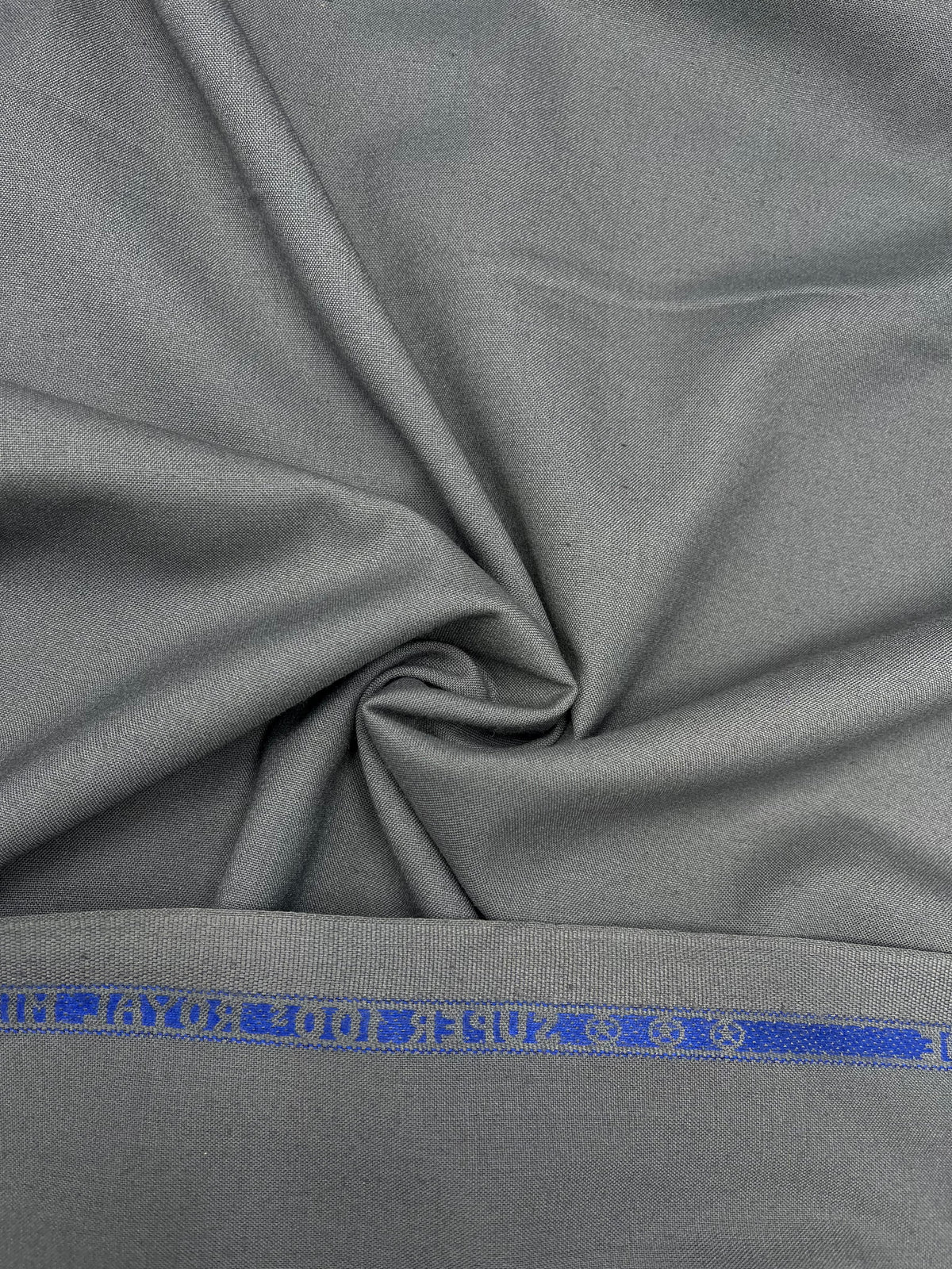 Thailand wool fabric/ Greenish Gray color