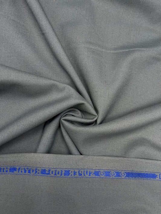 Thailand wool fabric/ Greenish Gray color