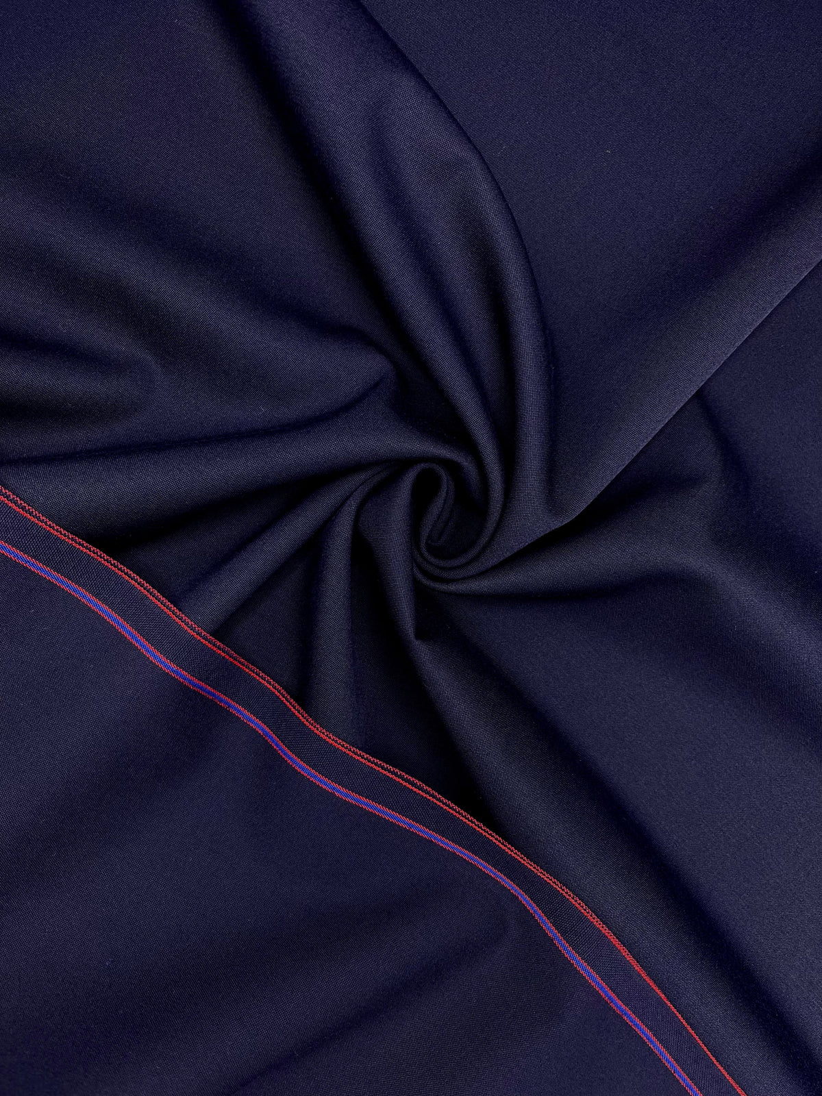 Thailand wool fabric/ Purple Blue color