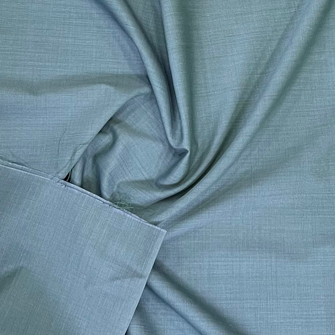 Italian Wool Fabric/Dusty Green Color