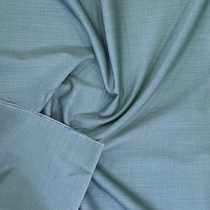 Italian Wool Fabric/Dusty Green Color