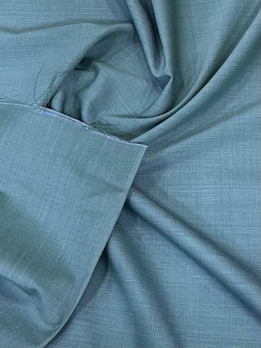Italian Wool Fabric/Dusty Green Color