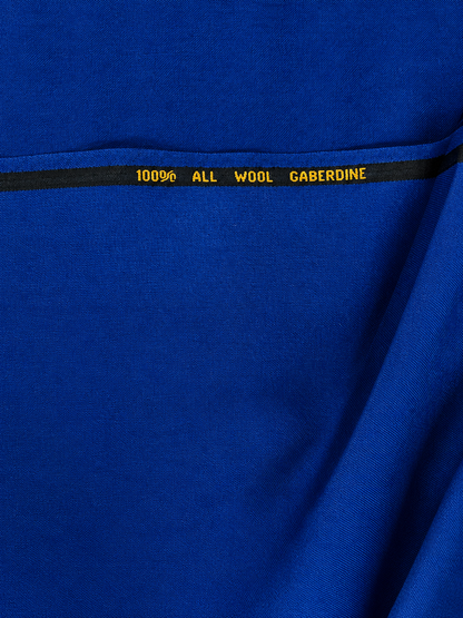 Italian Wool fabric/electric blue color
