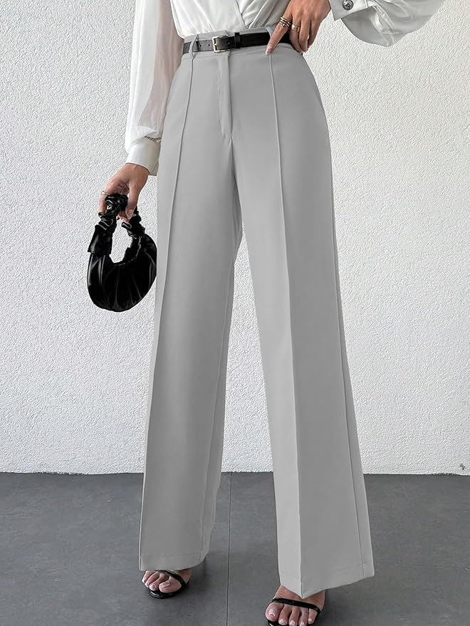 Ash Gray Ladies Wear Stretchable Fabric