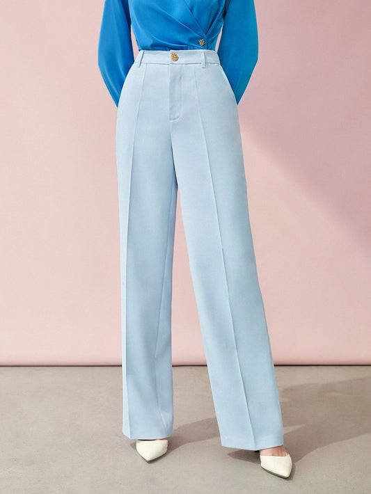 Sky Blue Ladies Wear Stretchable Fabric