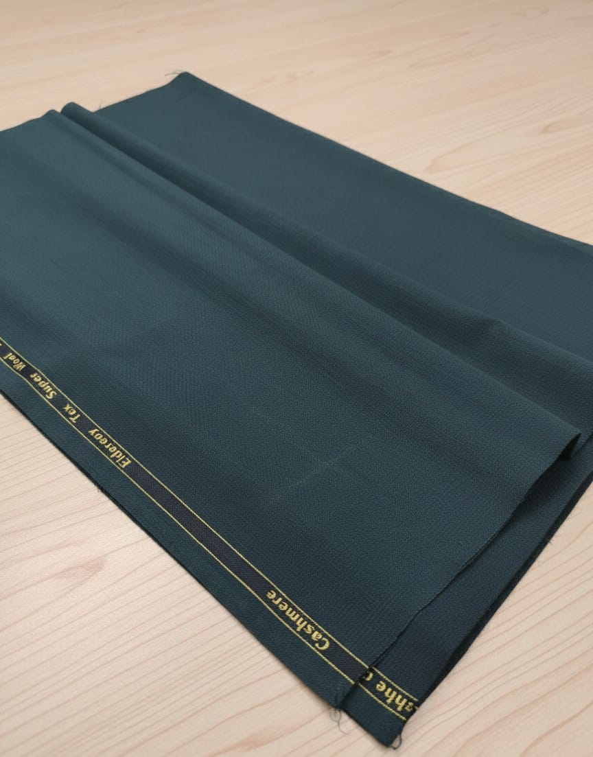 Green Self Texture Fabric