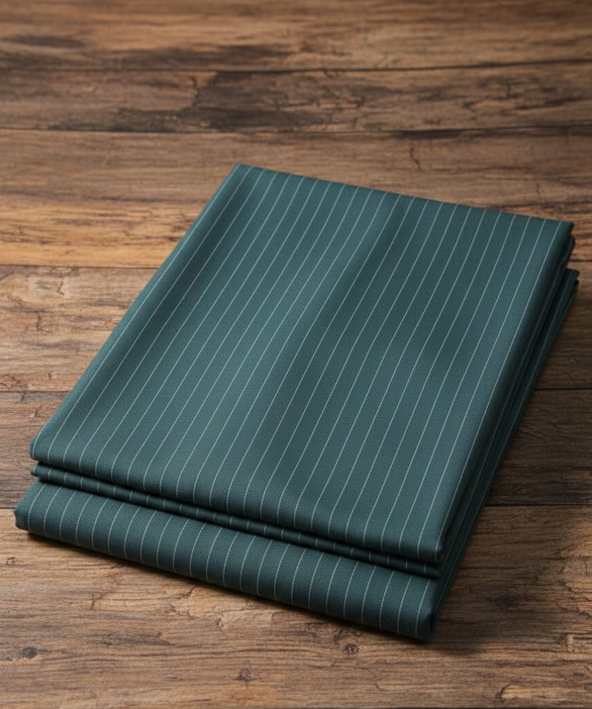 T R Striped Fabric