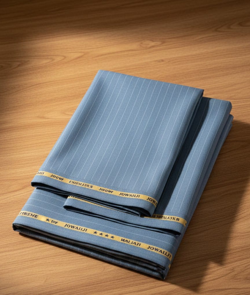T R Striped Fabric