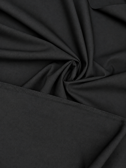 Thailand wool fabric / Black Color