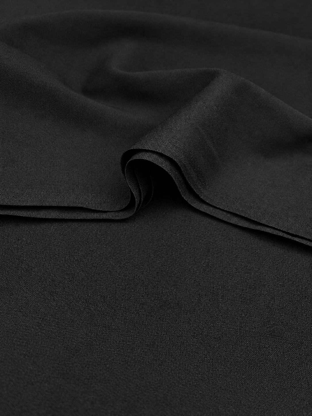 Thailand wool fabric / Black Color