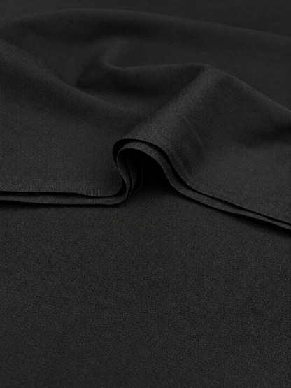 Thailand wool fabric / Black Color