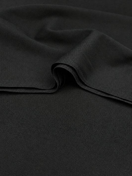 Thailand wool fabric / Black Color